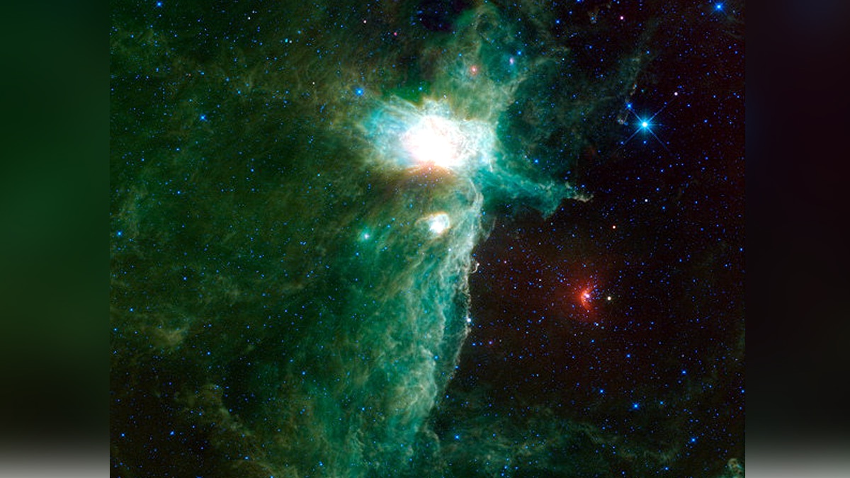 Godzilla nebula space lizard