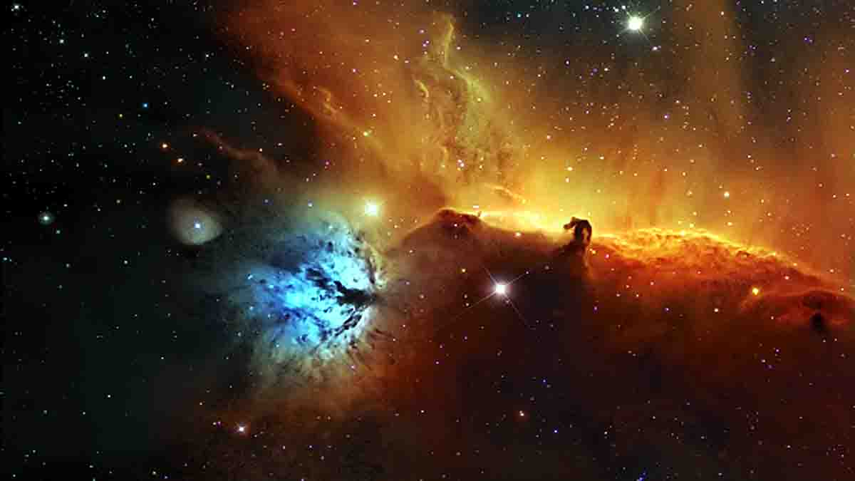 Godzilla nebula space lizard