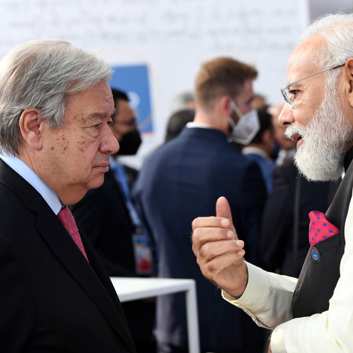 पीएम मोदी की संयुक्त राष्ट्र महासचिव एंतोनियो गुतारेस से मुलाकात