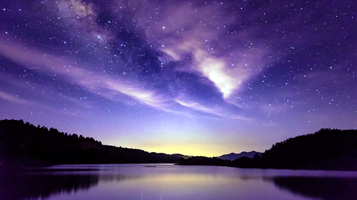 Satellite swarms night Pollution