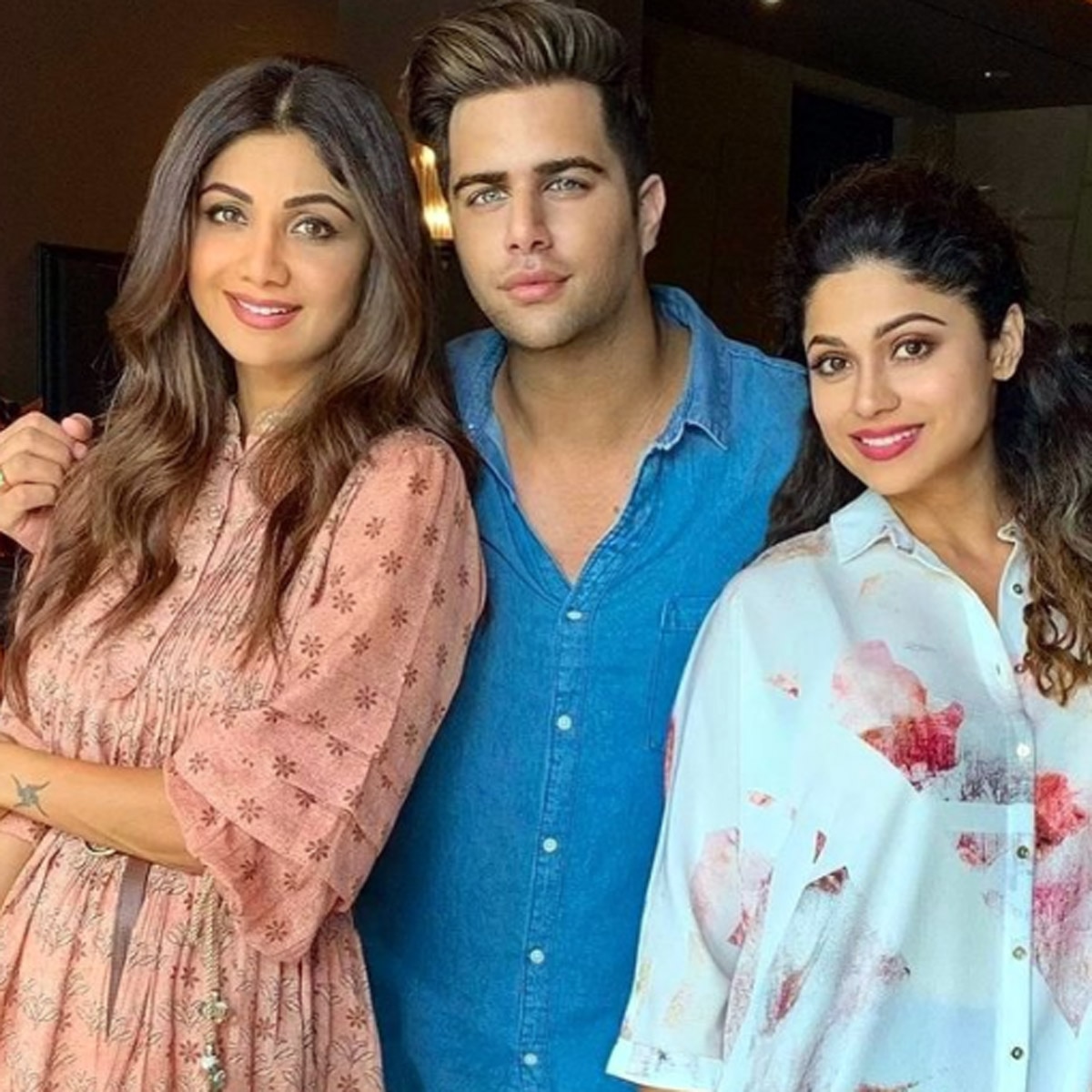 शमिता शेट्टी-राजीव अदातिया-श‍िल्पा शेट्टी 