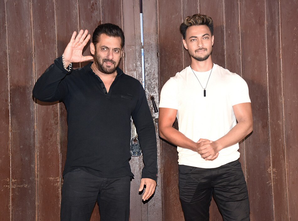 सलमान खान और आयुष शर्मा 