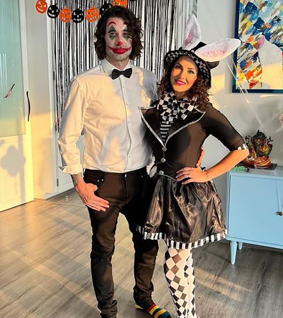 सनी लियोनी पति के साथ