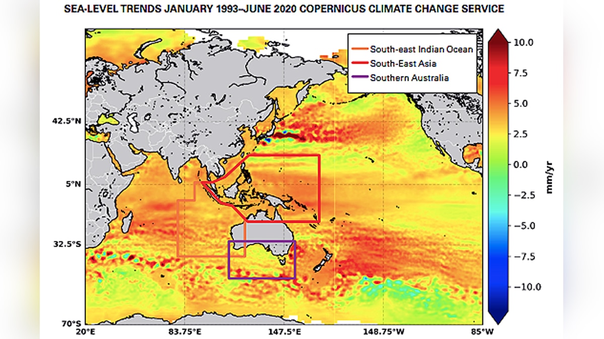 South West Pacific Indian Ocean