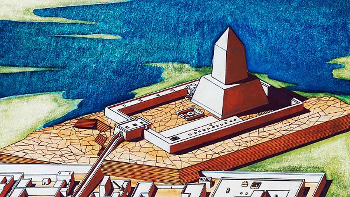 4500 Year old Sun temple Egypt