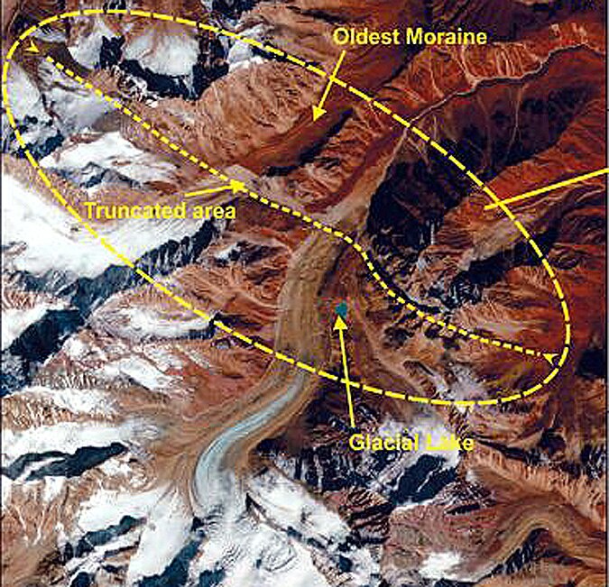 Kali Ganga Valley Glacier