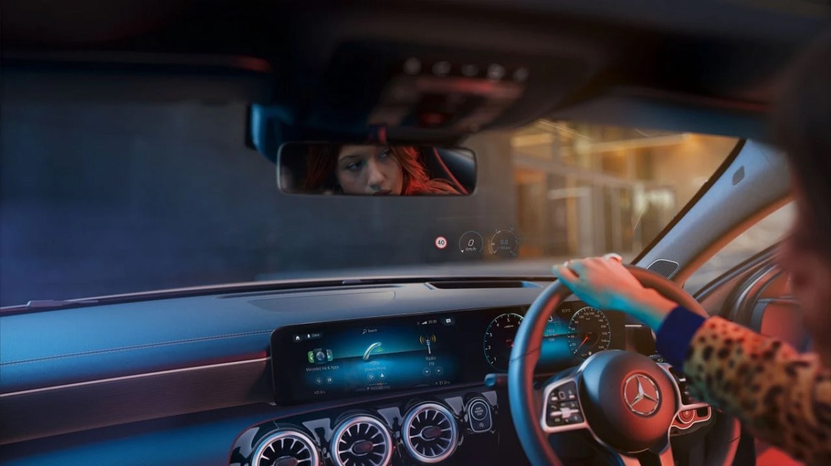 A 45 S 4MATIC+ का इंटीरियर