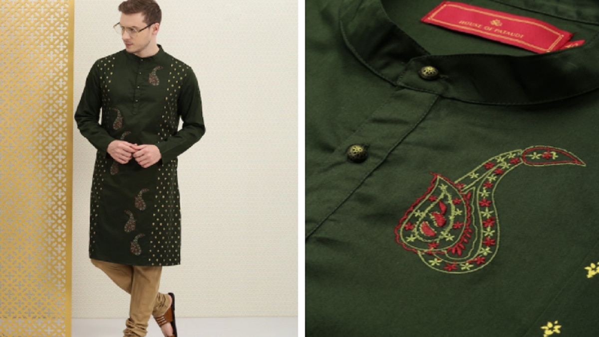 House of Pataudi Men kurta 