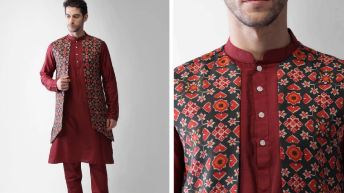 KISAH Men Multicoloured kurta 