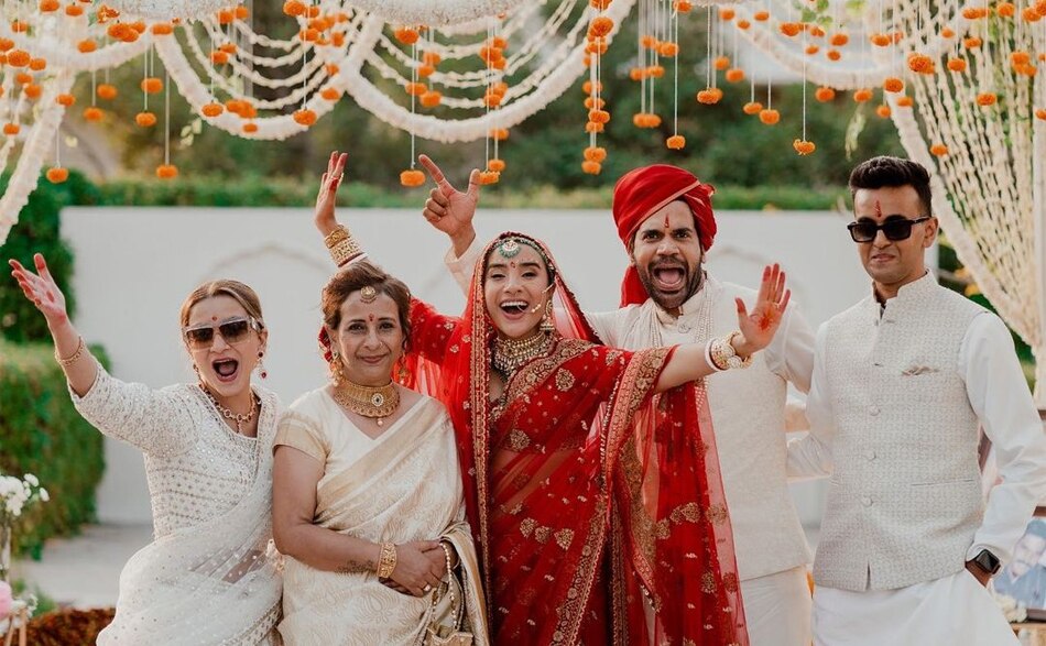 रााजकुमार राव-पत्रलेखा वेड‍िंग फोटोज   