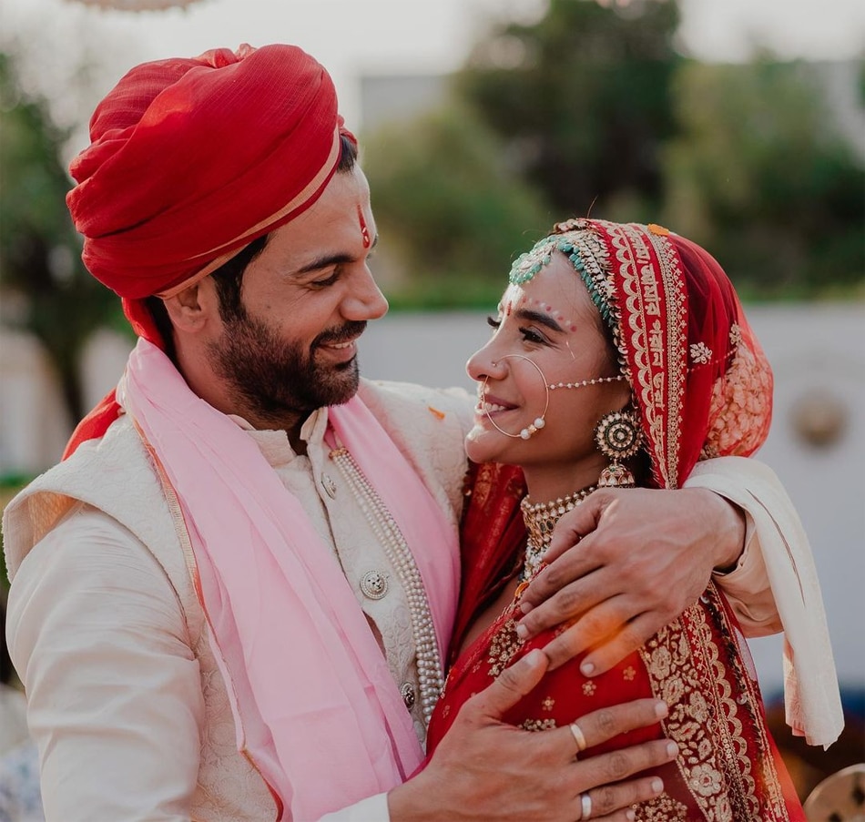 रााजकुमार राव-पत्रलेखा वेड‍िंग फोटोज   