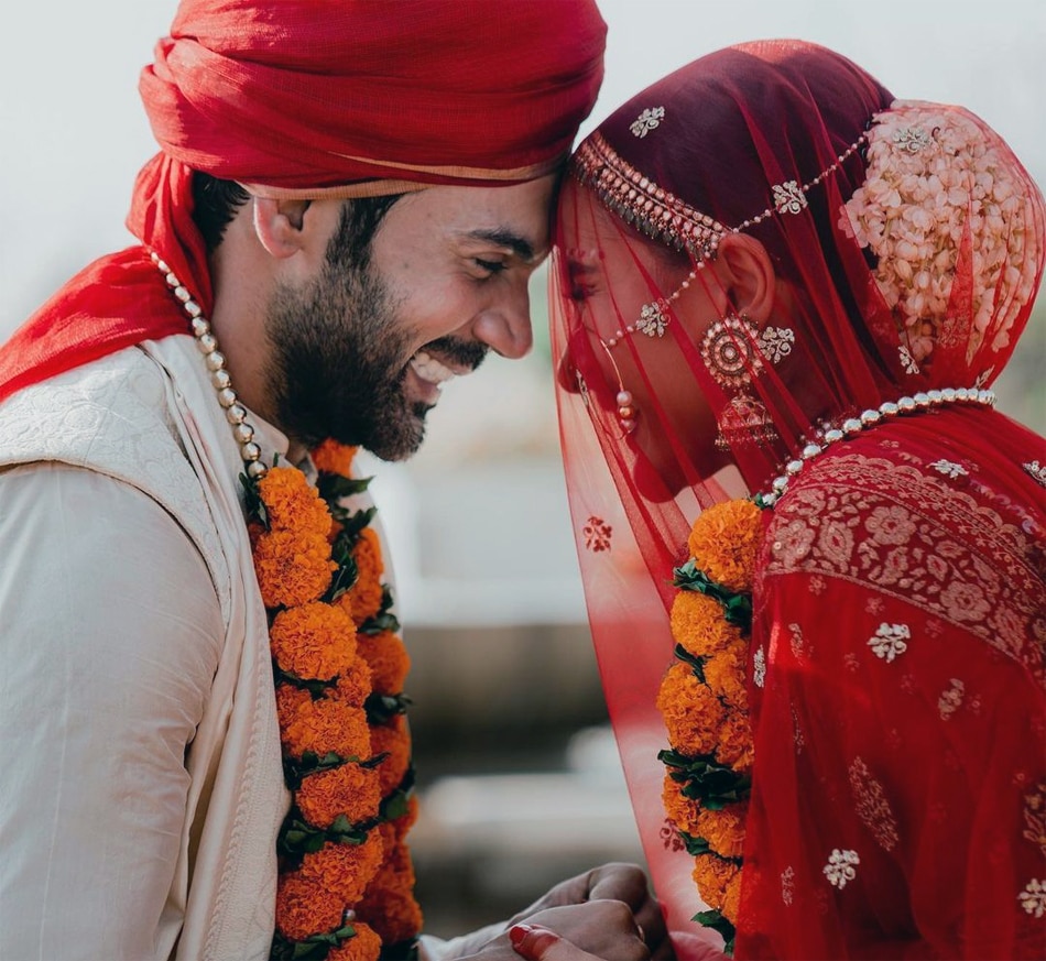 रााजकुमार राव-पत्रलेखा वेड‍िंग फोटोज   