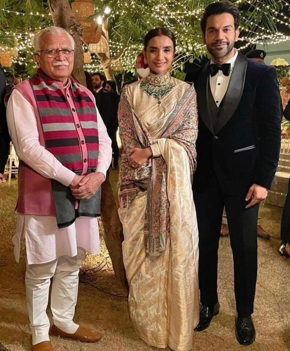 रााजकुमार राव-पत्रलेखा वेड‍िंग फोटोज   