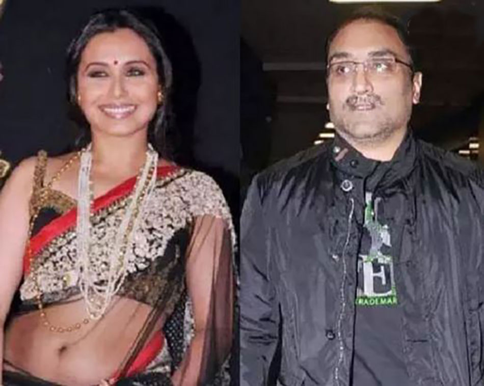 आदित्य चोपड़ा संग रानी मुखर्जी