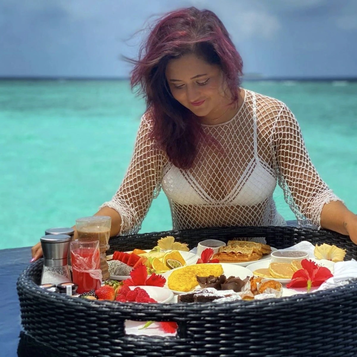Rashmi Desai Maldives Photos