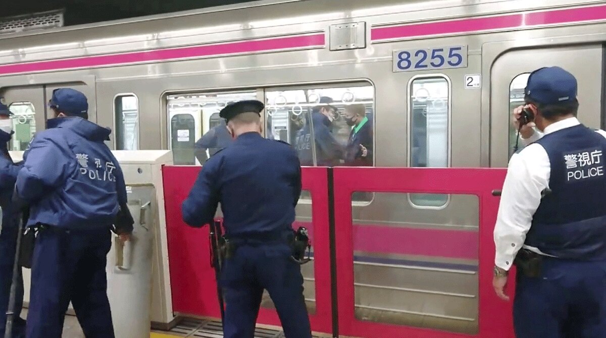 Japan train Attack