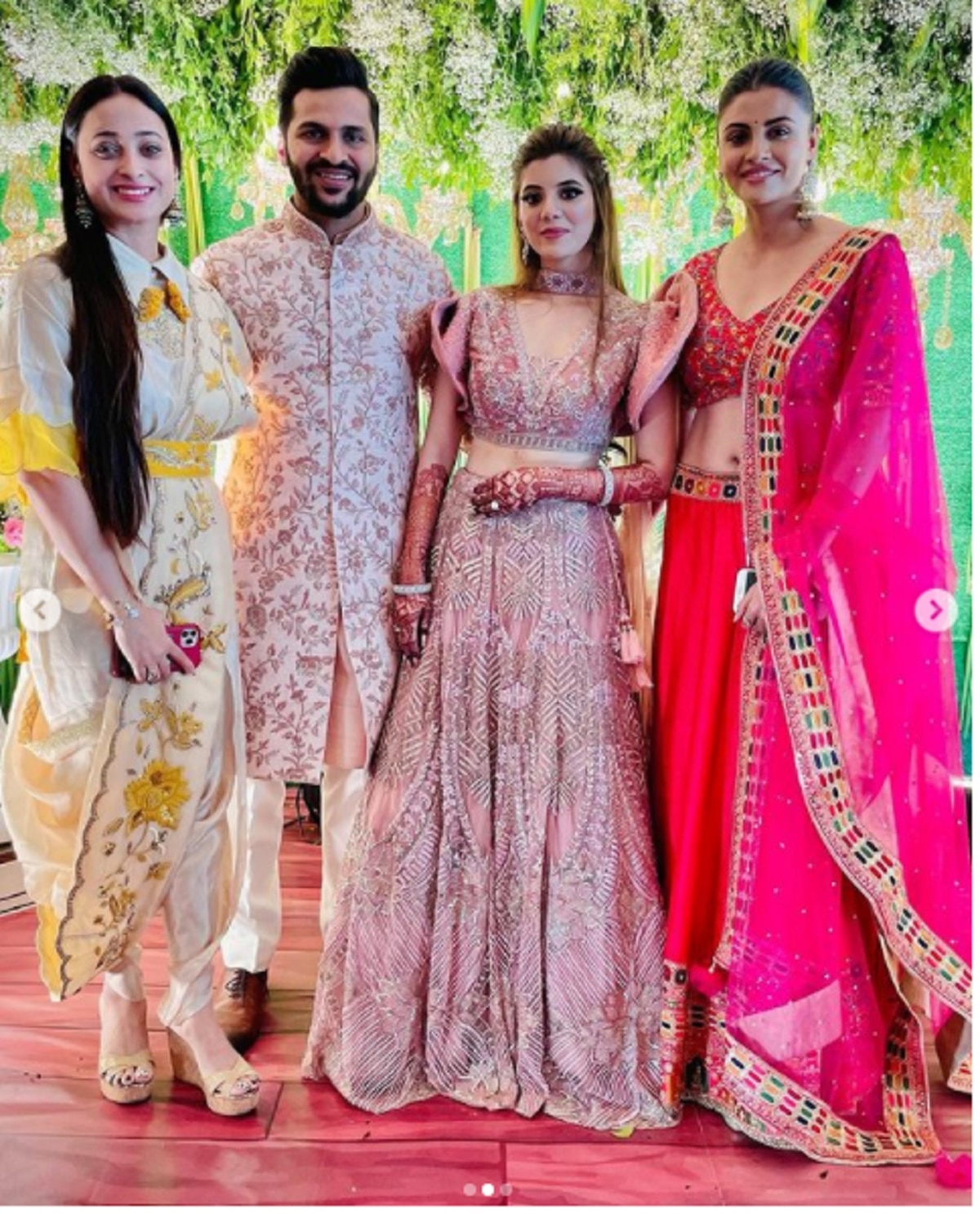 shardul thakur engagement photo