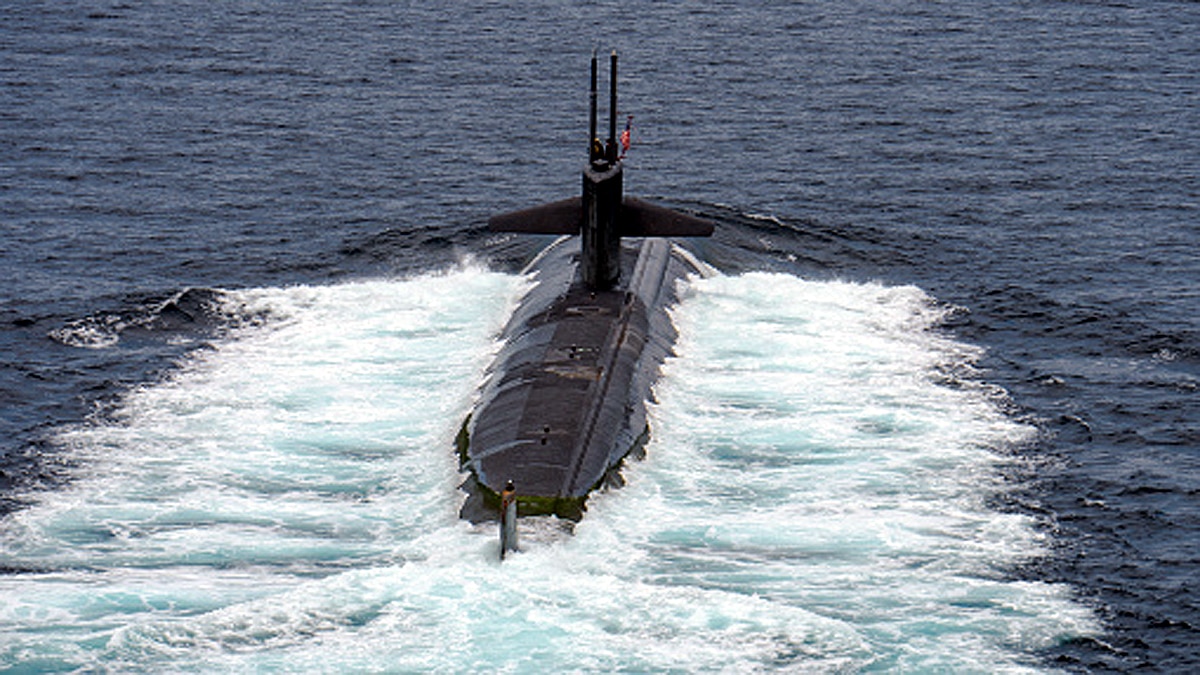 Nuclear-powered US submarine