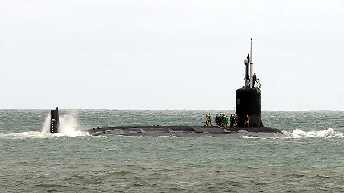 Nuclear-powered US submarine