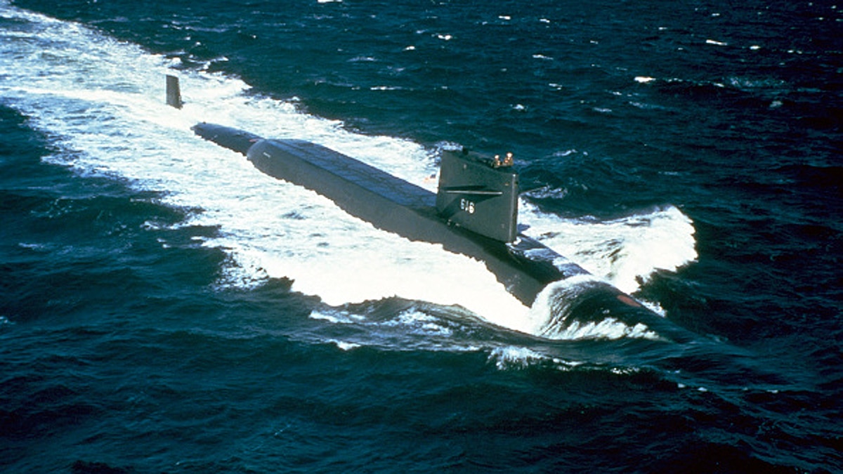 Nuclear-powered US submarine