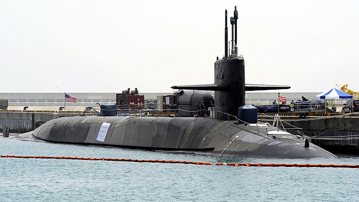 Nuclear-powered US submarine