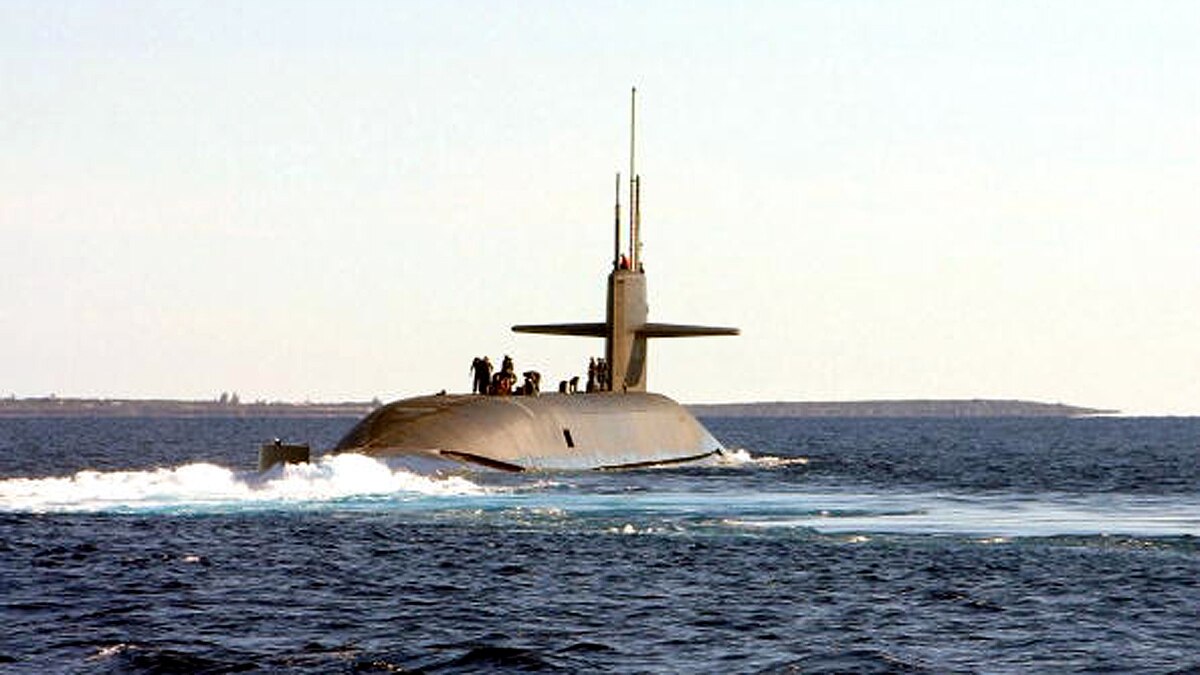 Nuclear-powered US submarine