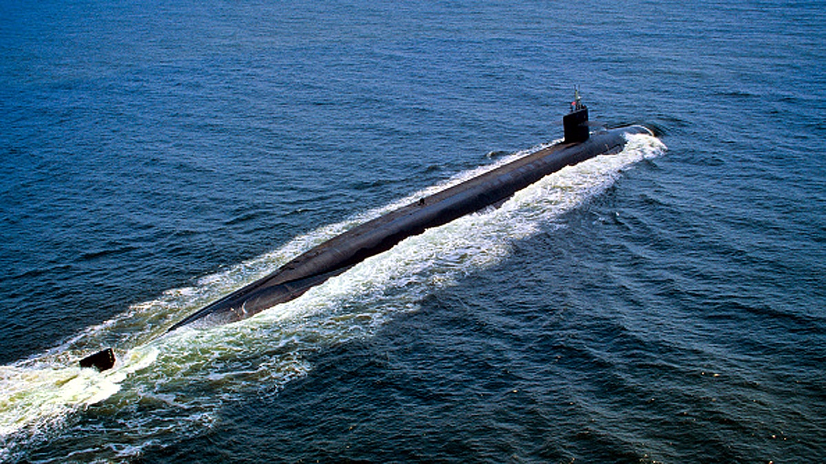 Nuclear-powered US submarine