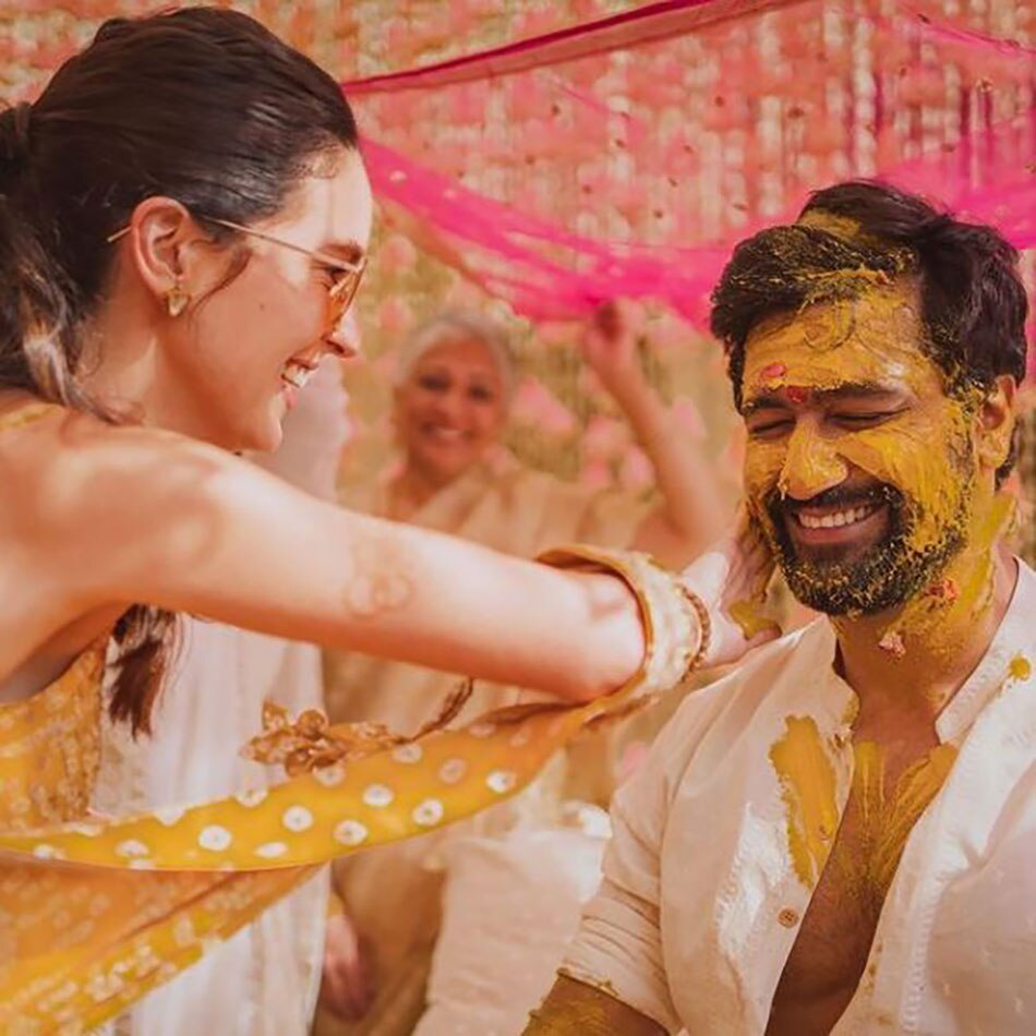 इसाबेल कैफ विक्की कौशल के साथ