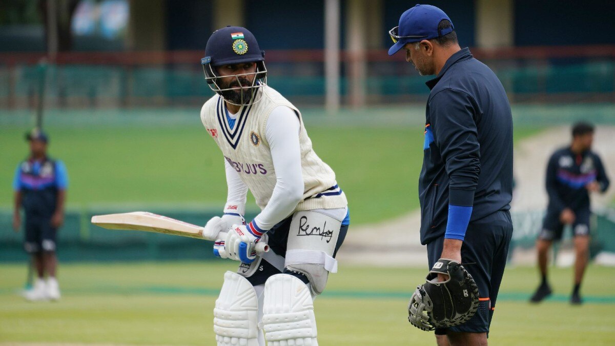 Virat Kohli and Rahul Dravid