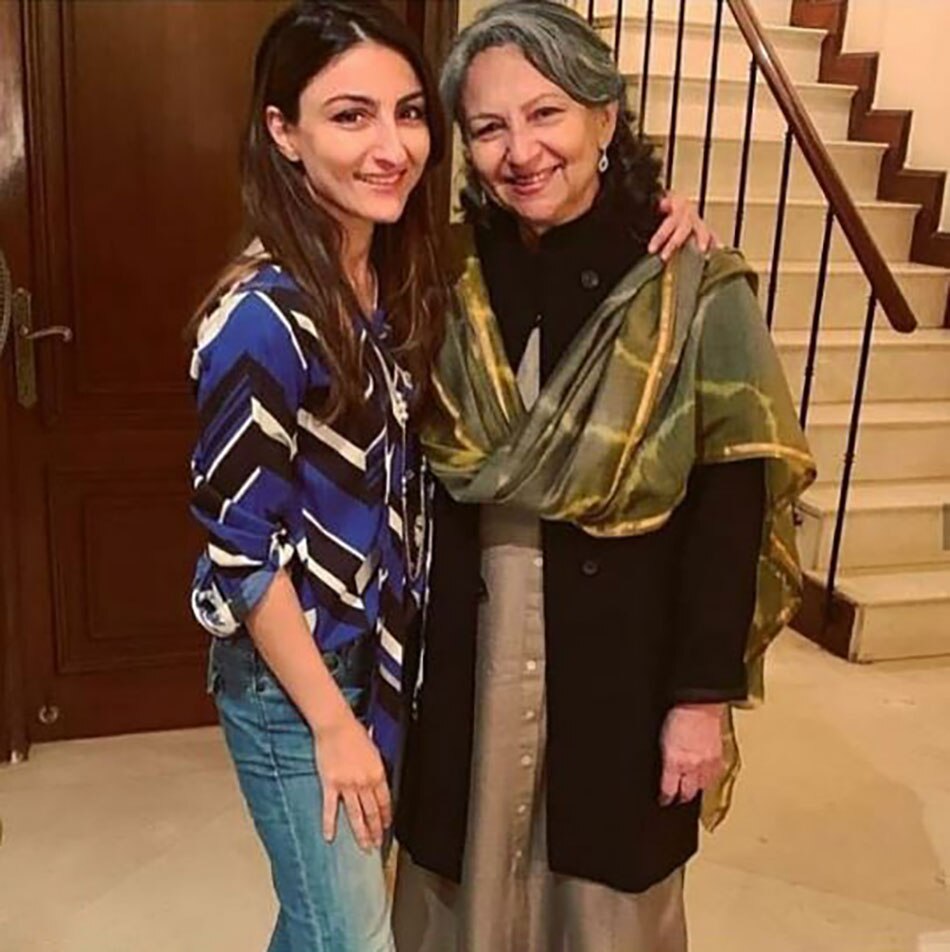  शर्मिला टैगोर और सोहा अली खान