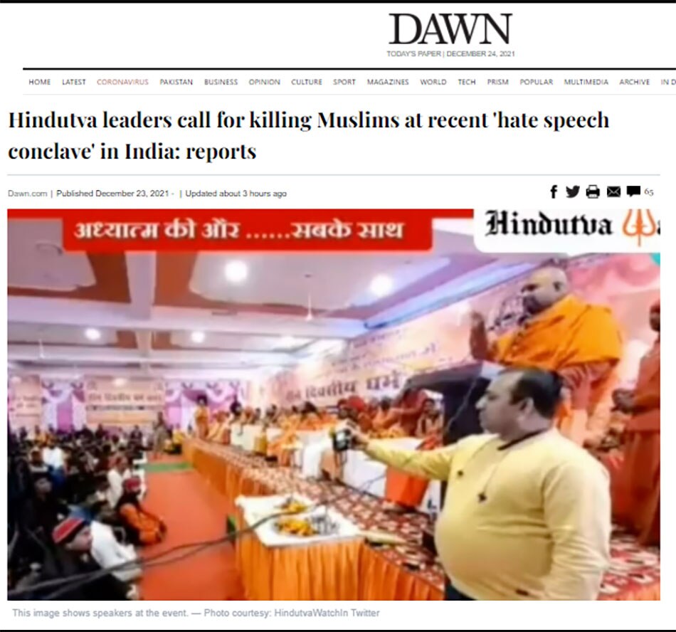 Dharma Sansad Haridwar controversy