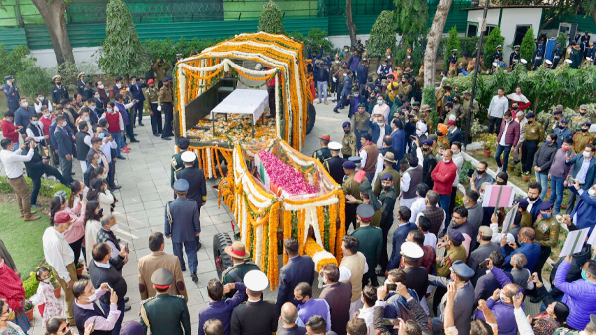 CDS बिपिन रावत का अंतिम संस्कार