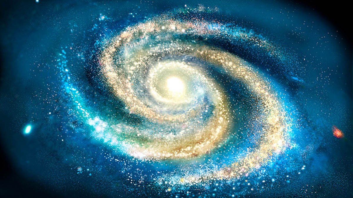 Space Devils Collide Milky Way