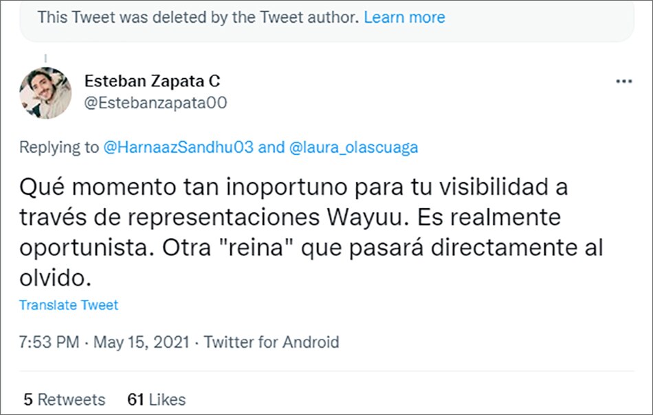 हरनाज संधू ट्व‍िटर अकाउंट 