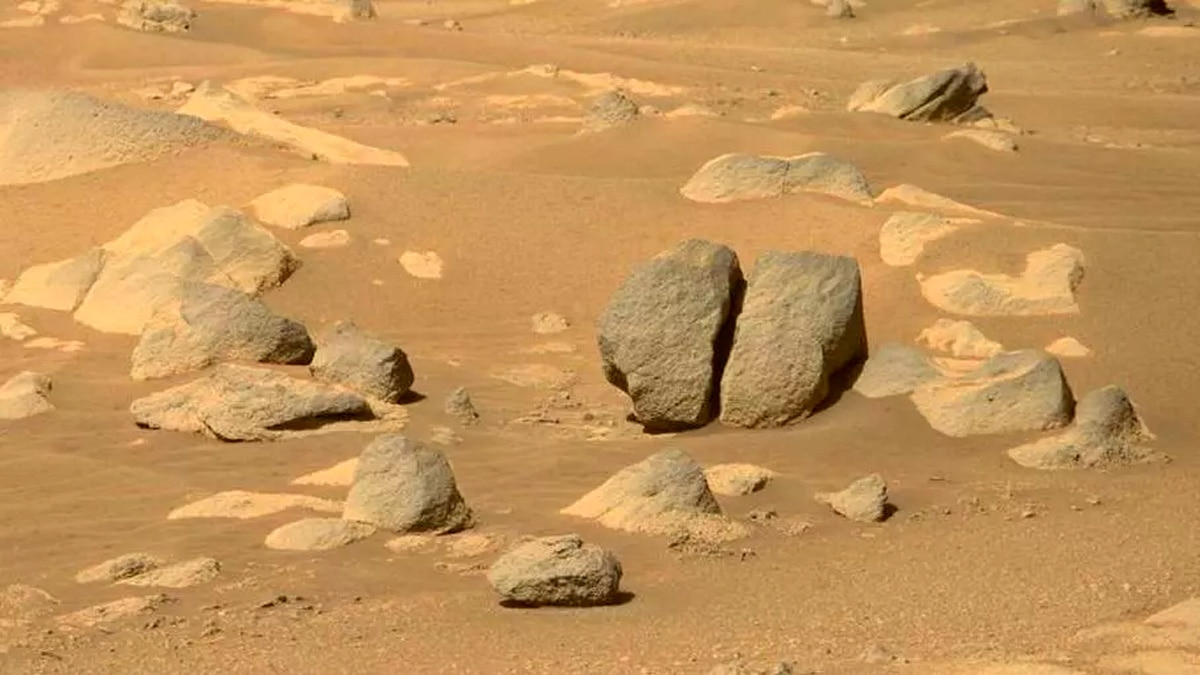 Giant Human Face Pyramid on Mars