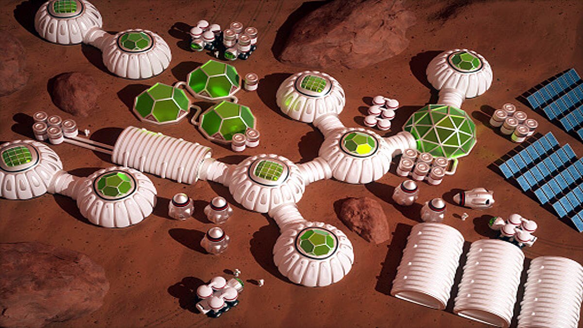 Cheap Mars colony