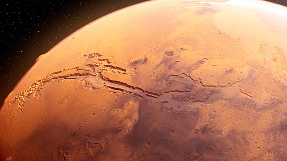 Water in Mars Grand Canyon Water in Mars Grand Canyon