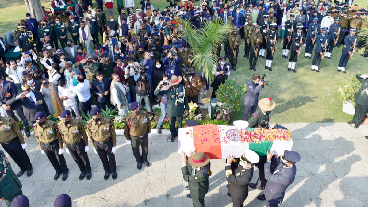 CDS बिपिन रावत का अंतिम संस्कार