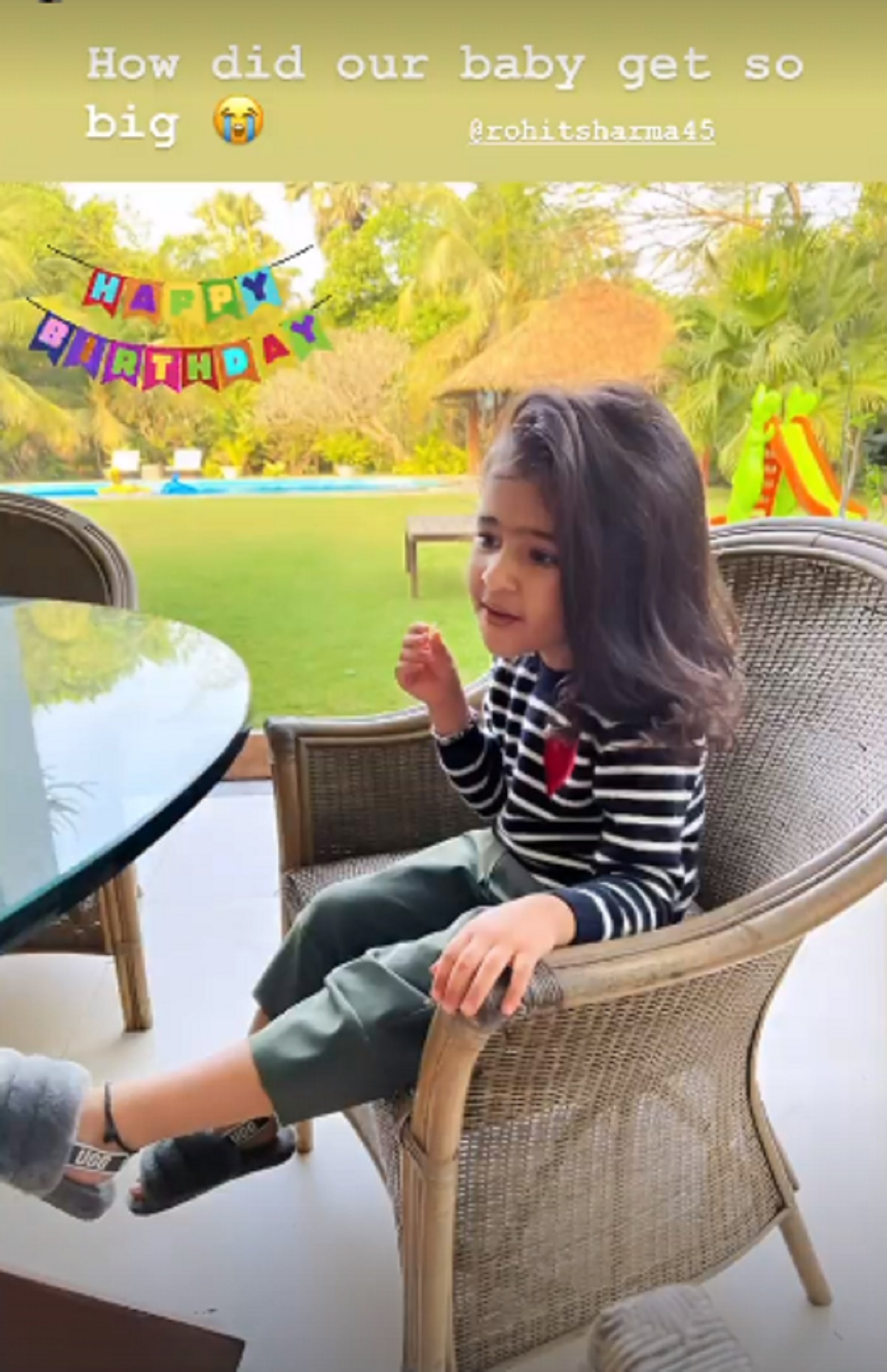 Rohit sharma daughter samaira