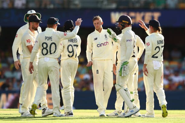 Joe Root celebrating his wicket (Getty)