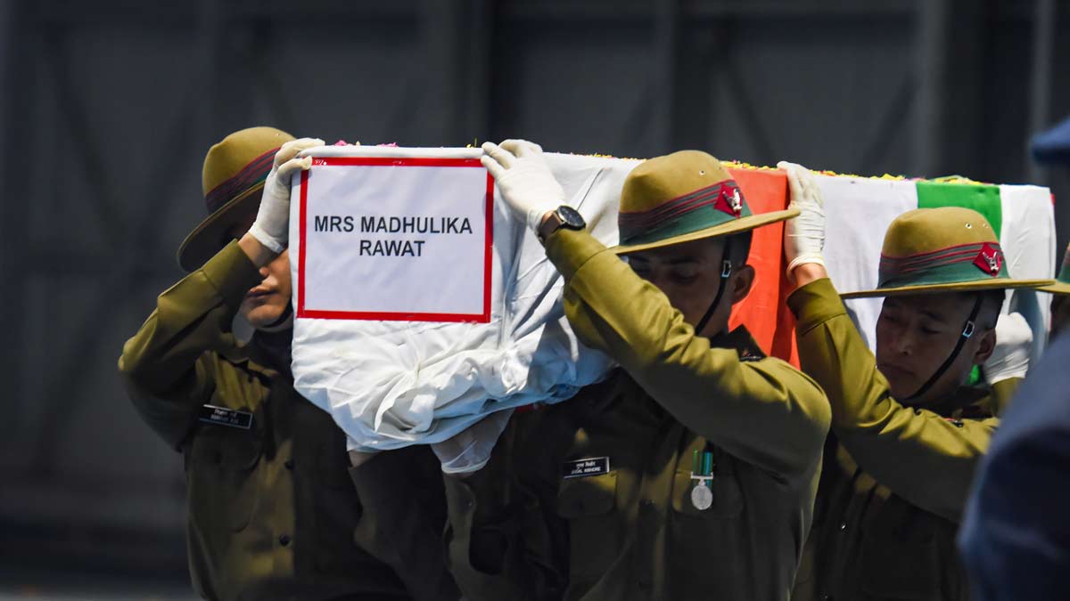 CDS बिपिन रावत का अंतिम संस्कार