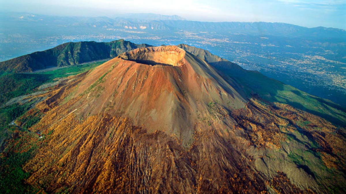 Man vaporized by Vesuvius Volcano