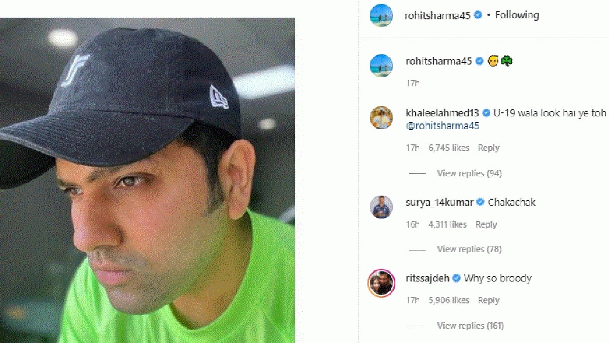 Rohit Sharma new Look