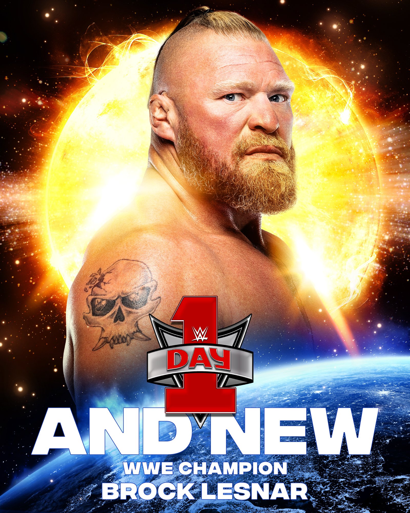 Big E Vs Brock Lesner