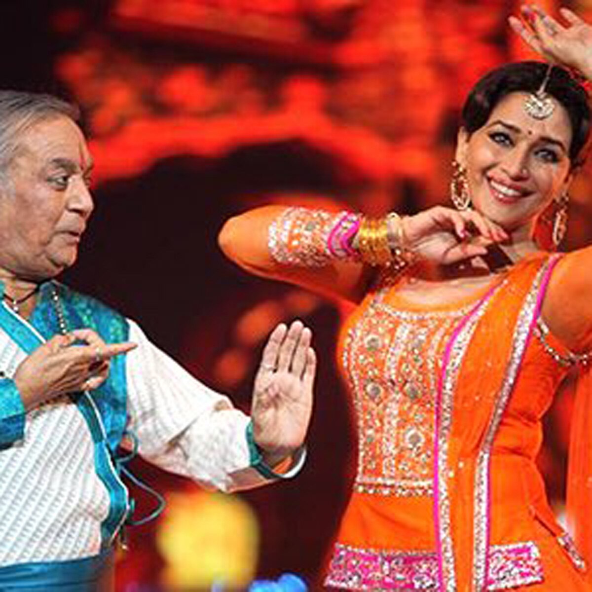 ब‍िरजू महाराज-माधुरी दीक्ष‍ित 