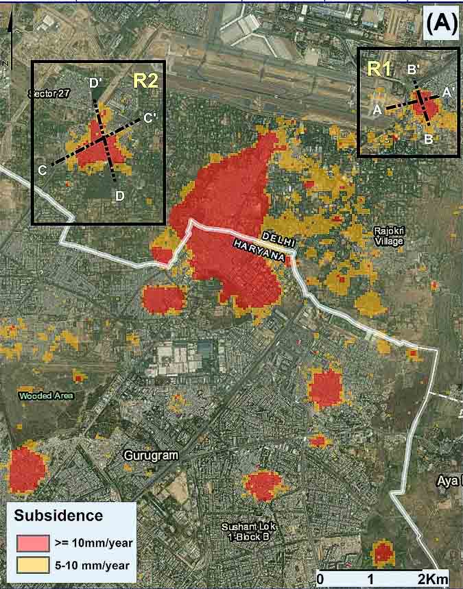 Groundwater extraction in Delhi NCR