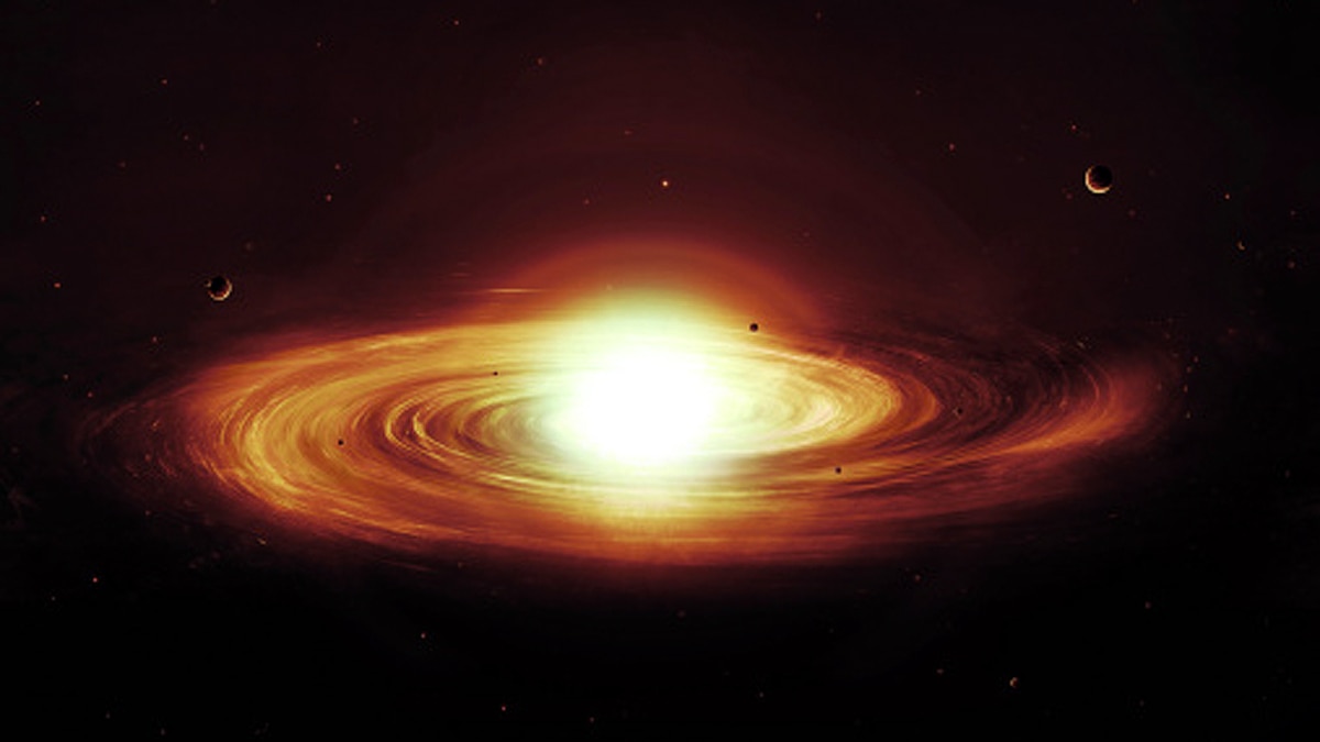 Star Exploded in Real time