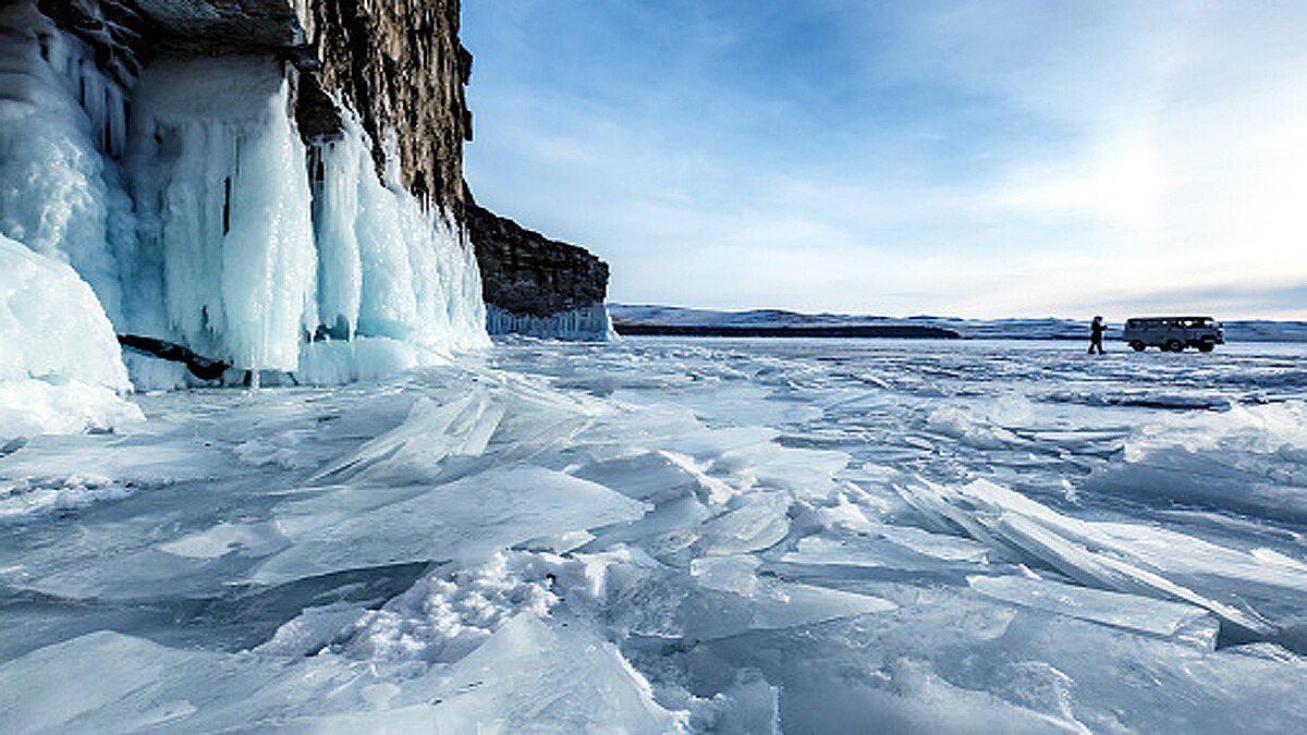Glowing Snow in Russian Arctic