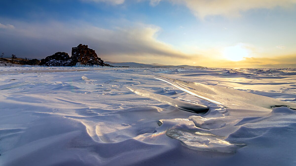 Glowing Snow in Russian Arctic