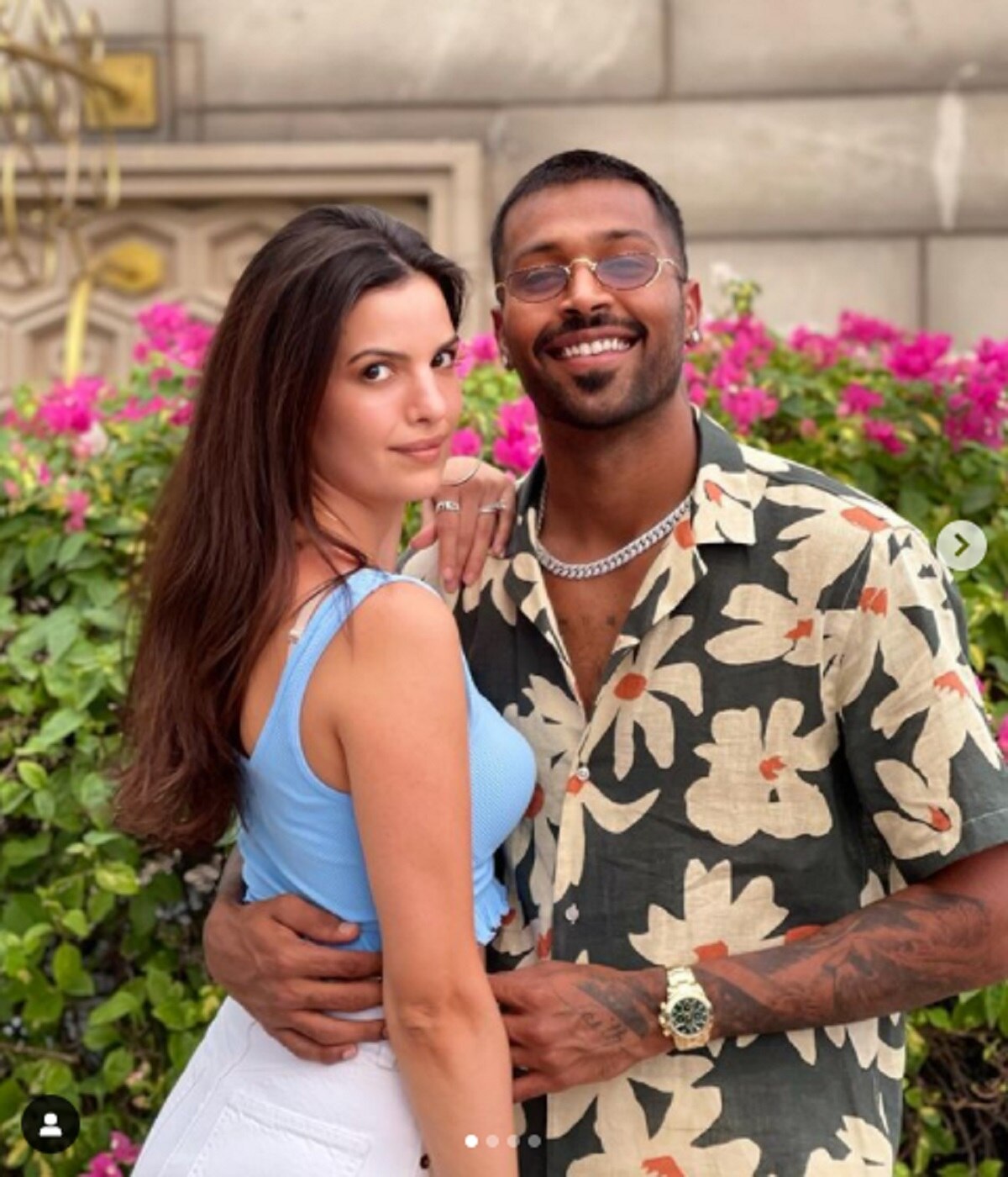 Hardik Pandya and Wife